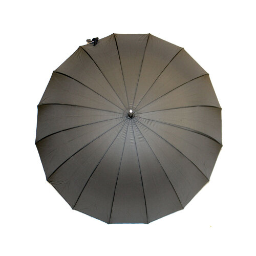 Зонт трость универсальный однотонный с облегченным каркасом 16 спиц  7