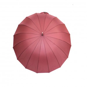 Зонт трость универсальный однотонный с облегченным каркасом 16 спиц  8