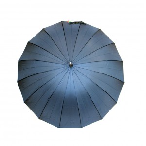 Зонт трость универсальный однотонный с облегченным каркасом 16 спиц  9
