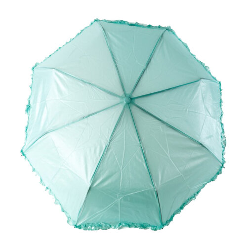 Зонт женский 3 сложения полуавтомат "Перламутровый с бахромой" полиэстер 8 спиц 2