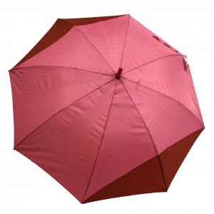 Зонт трость женский однотонный с кайма комбинированный 8 спиц 7