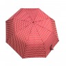 Зонт женский 3 сложения полуавтомат "Горох" цветной 8 спиц  4