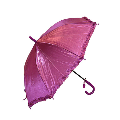 Зонт детский для девочек однотонный хамелеон 8 спиц 2